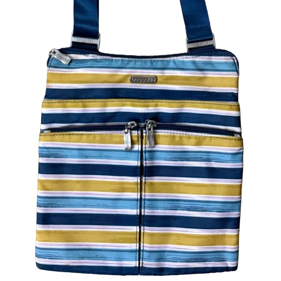 Baggallini Handbags - BAGGALLINI Striped Crossbody Purse/Handbag/Travel Organizer